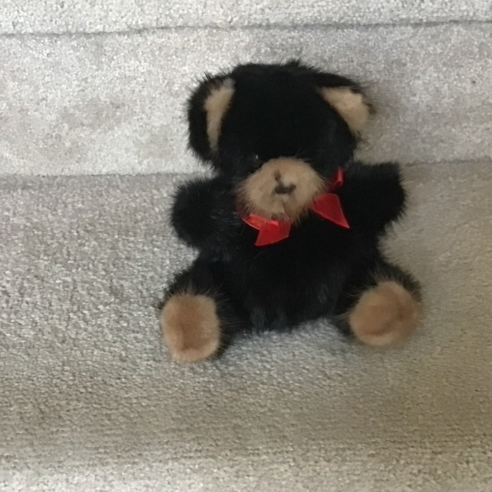 Mink teddy bear